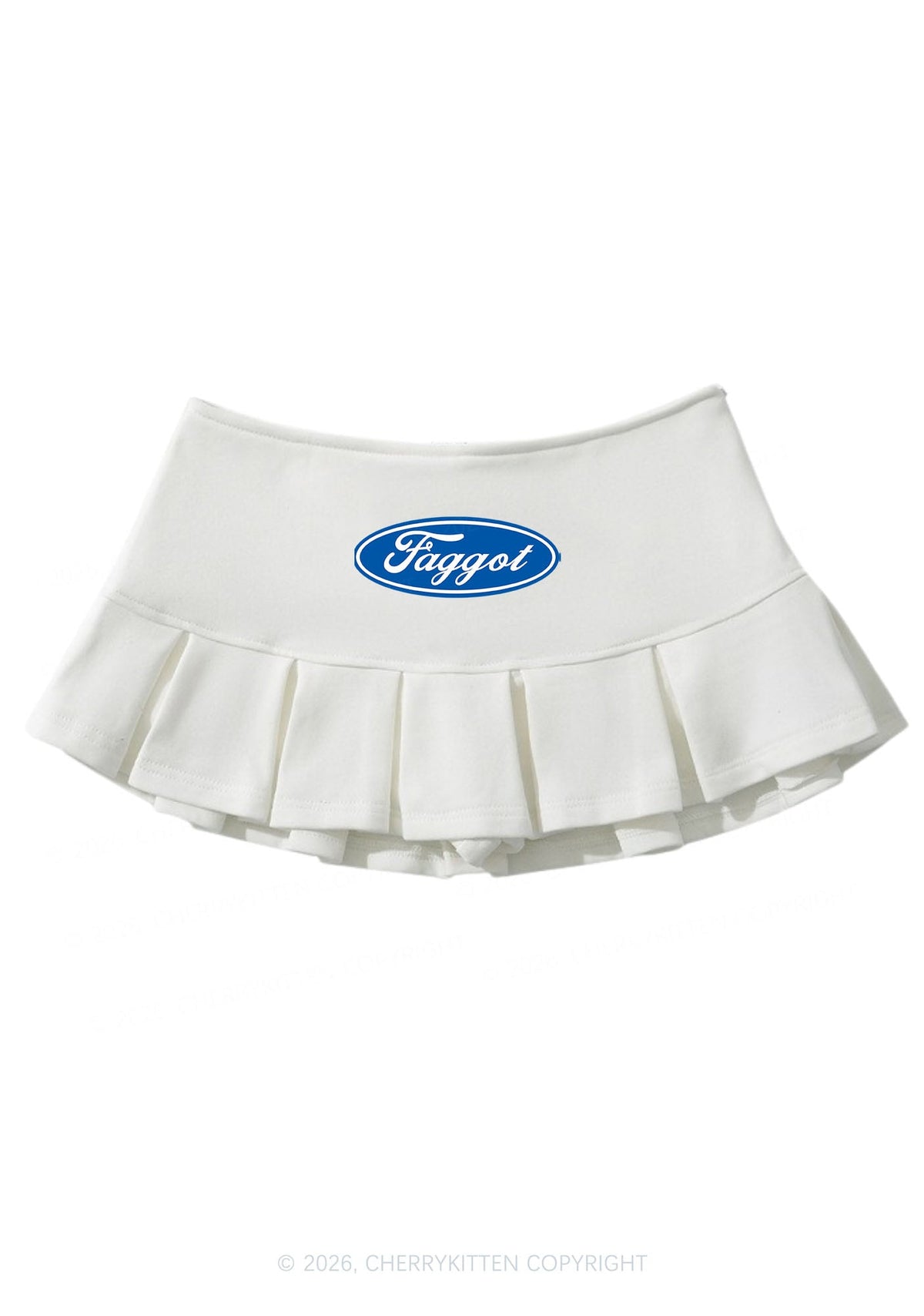 Faggot Pride Y2K Mini Pleated Skirts Cherrykitten
