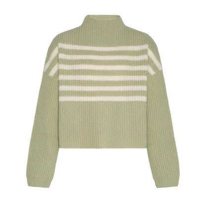 JUICY WOOL STRIPE SWEATER
