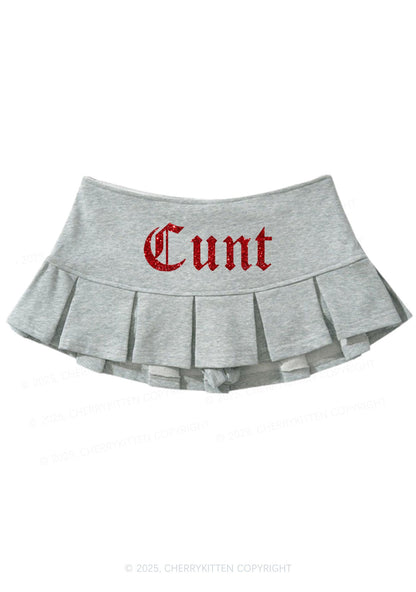 Glitter Cxxt Y2K Mini Pleated Skirts Cherrykitten