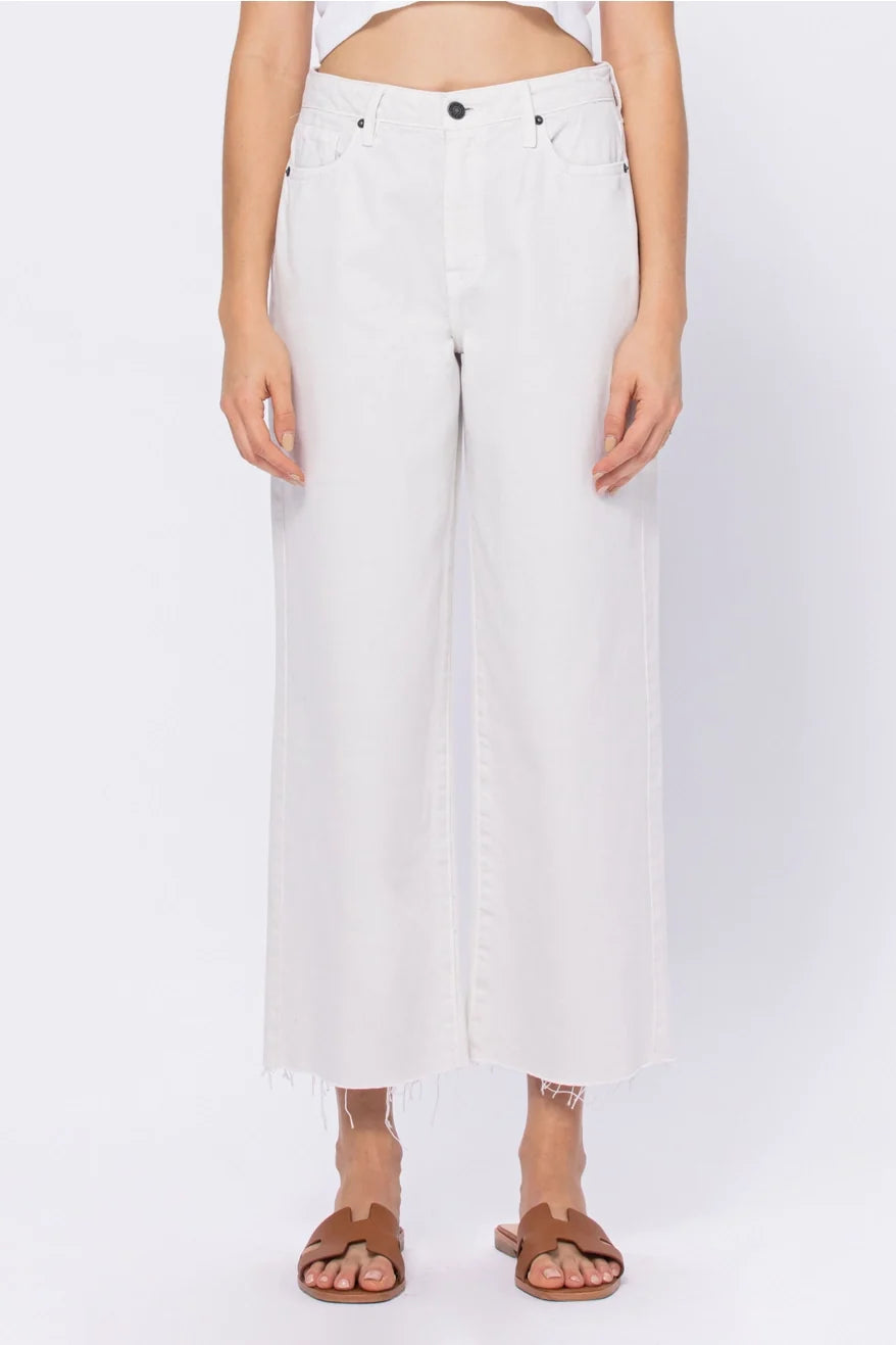 Sea Salt Color Clean Summer Wideleg [Nori] 27" Inseam