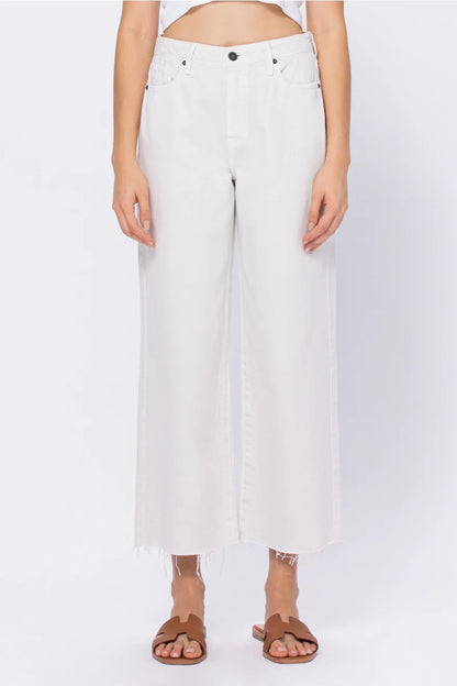 Sea Salt Color Clean Summer Wideleg [Nori] 27" Inseam