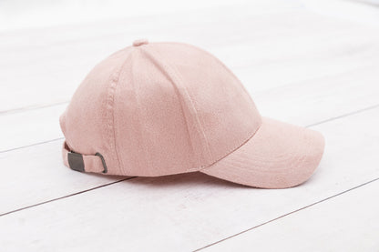 Suede Boyfriend Ball Cap