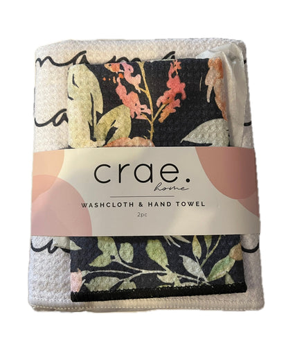 Washcloth & Hand Towel Set