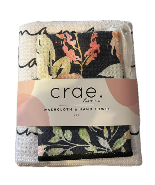 Washcloth & Hand Towel Set