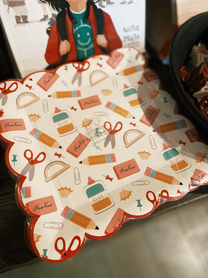 School Icons Plate