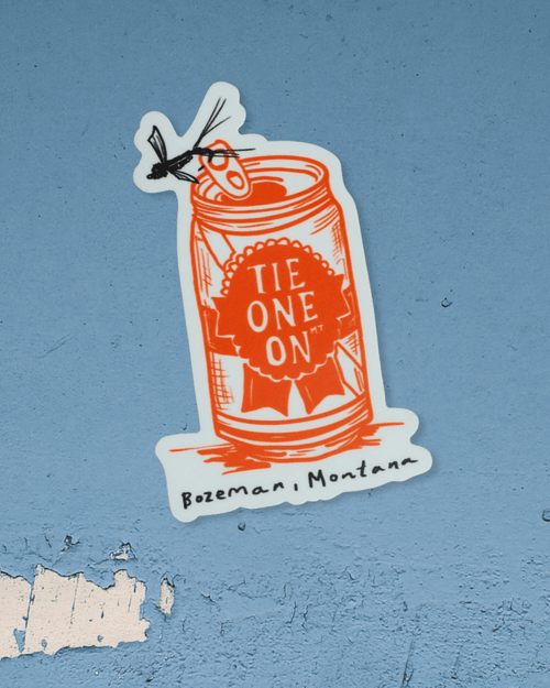 "Tie One On" Sticker