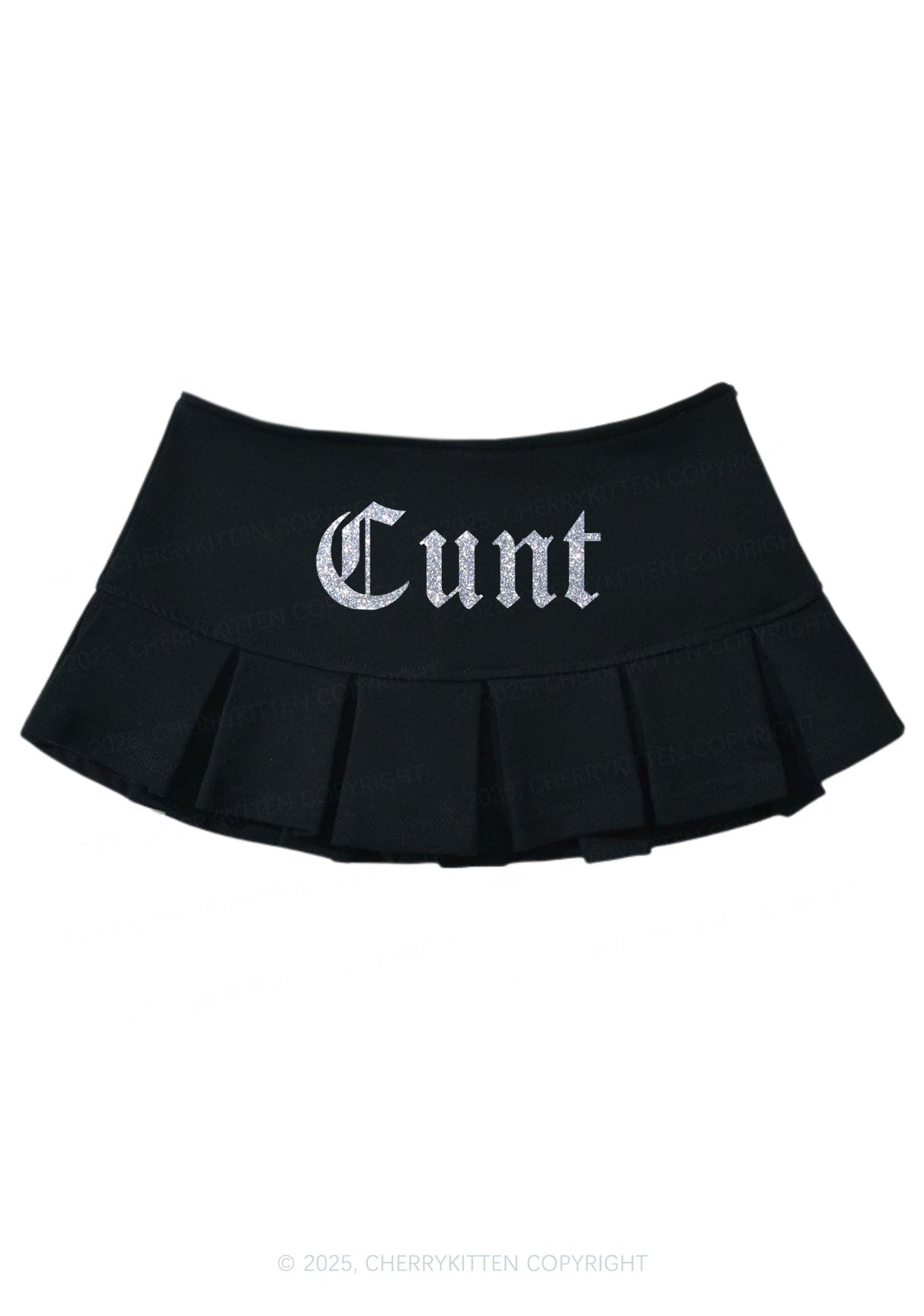 Glitter Cxxt Y2K Mini Pleated Skirts Cherrykitten