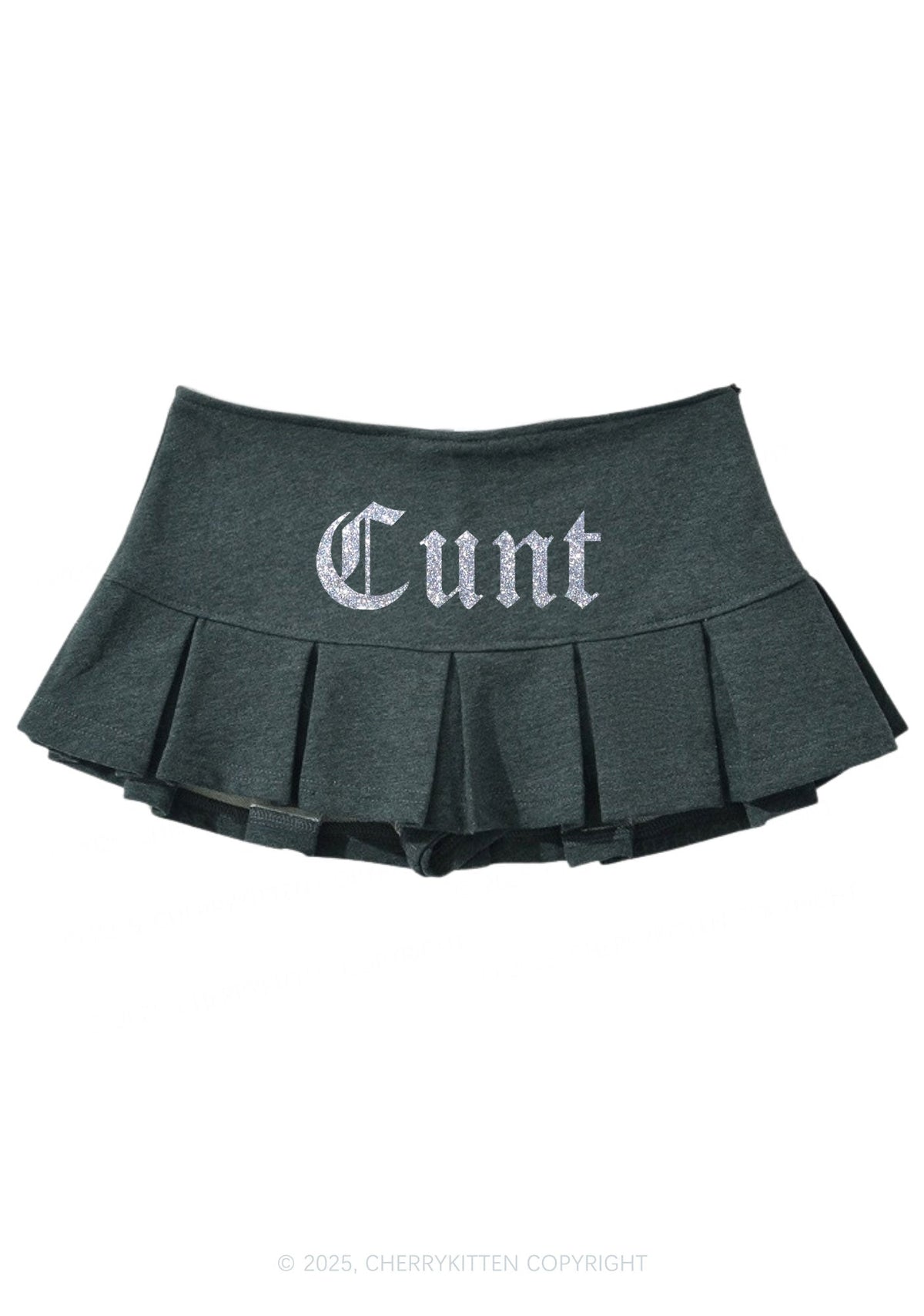 Glitter Cxxt Y2K Mini Pleated Skirts Cherrykitten
