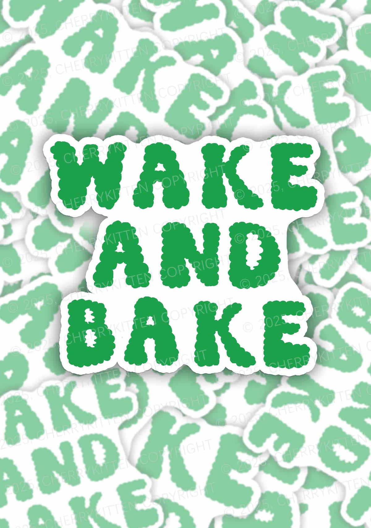 Cherrykitten Smoke Art Y2K Stickers Pack Of 10