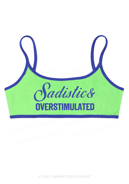 Sadistic Overstimulated Y2K Super Crop Cami Cherrykitten