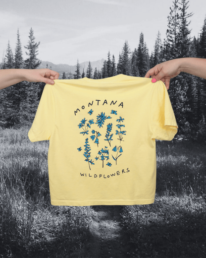 "Montana Meadow" Crop Tee