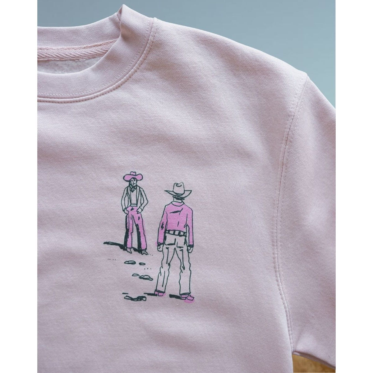 "Montana Standoff" Pink Sweatshirt