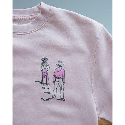 "Montana Standoff" Pink Sweatshirt