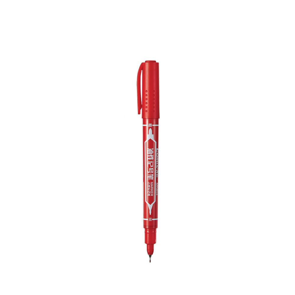 COMIX Marker Pen Red (12 pieces)(0.5-1.5mm)