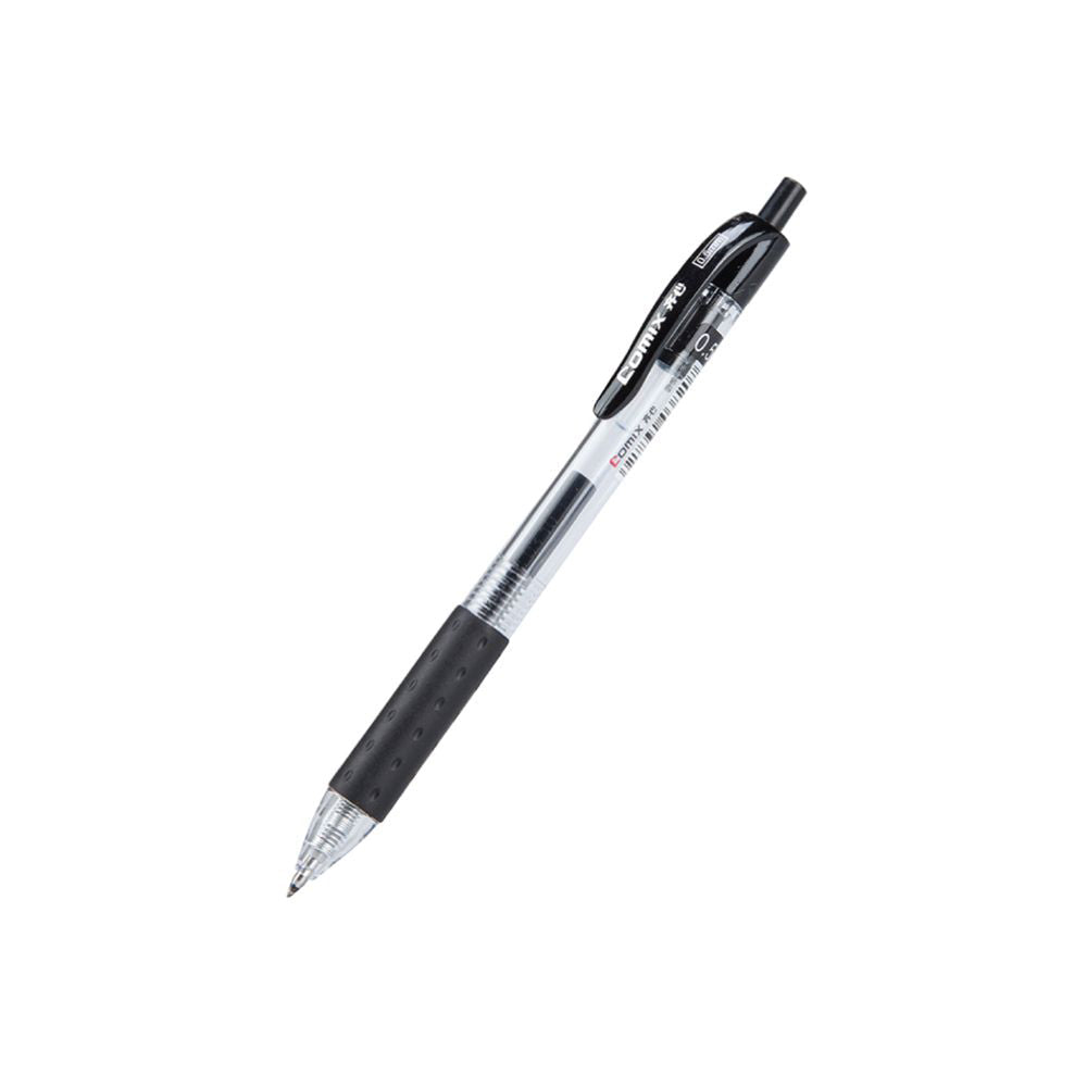 COMIX 0.5 Gel-Ink Pen Black (12 pieces)