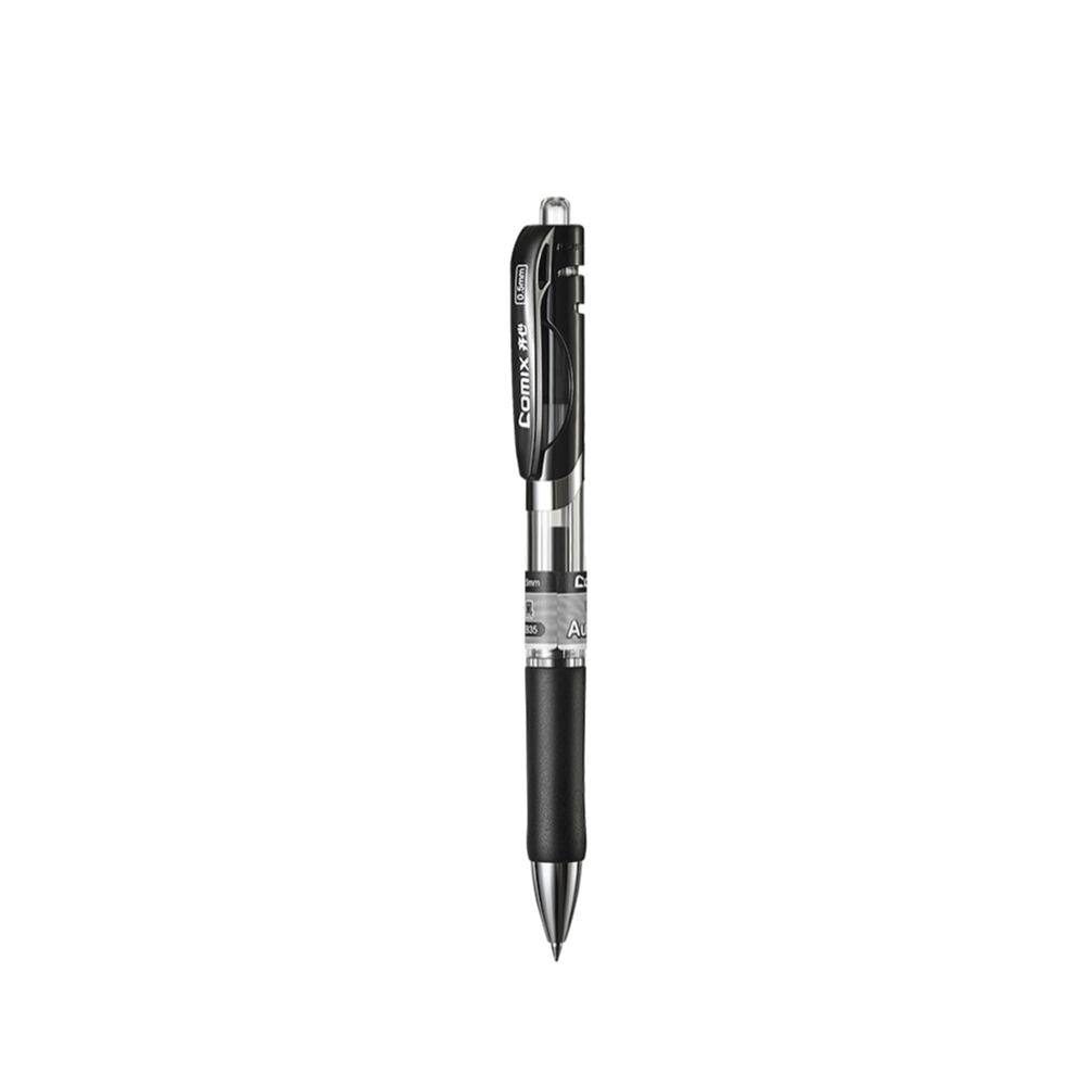 COMIX 0.5 Auto-Click Gel Pen Black (20 pieces)