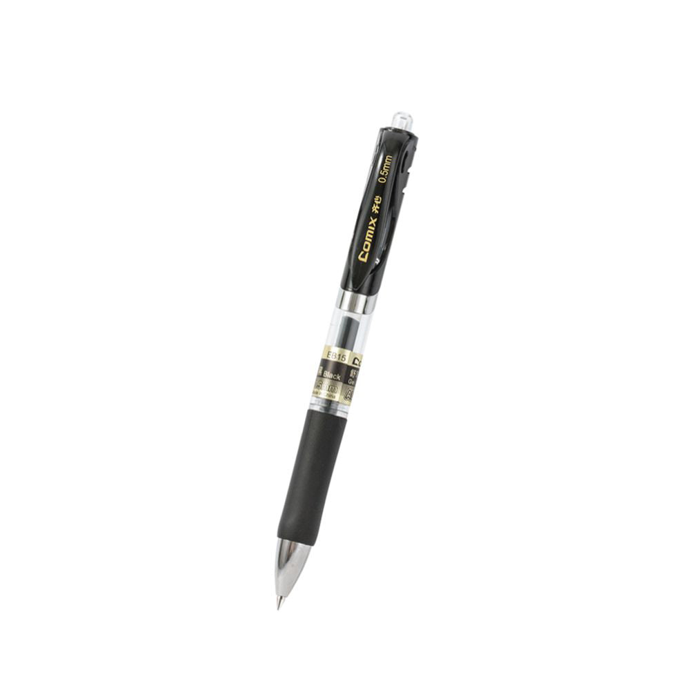 COMIX Gold Gel Pen Black (30 pieces)