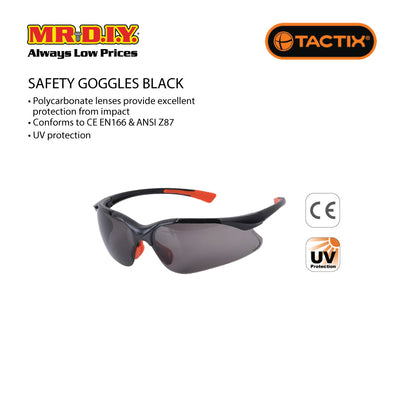 TACTIX Safety Goggle Black