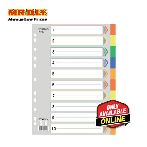COMIX A4 Index Divider Paper (10 pieces)