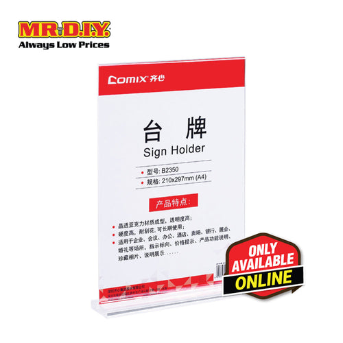 COMIX A4 Sign Holder Stand