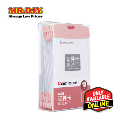 COMIX ID Card Holder (10 pieces)(66 x 112 x 4.5mm)