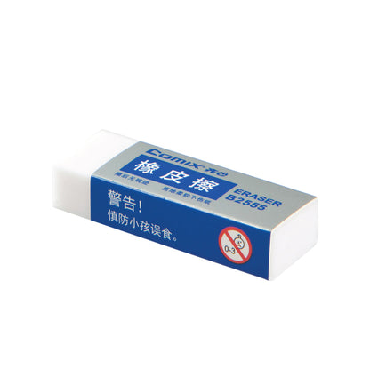 (MR.DIY) COMIX Soft White Eraser (30 pieces) (54 x 19 x 11mm)