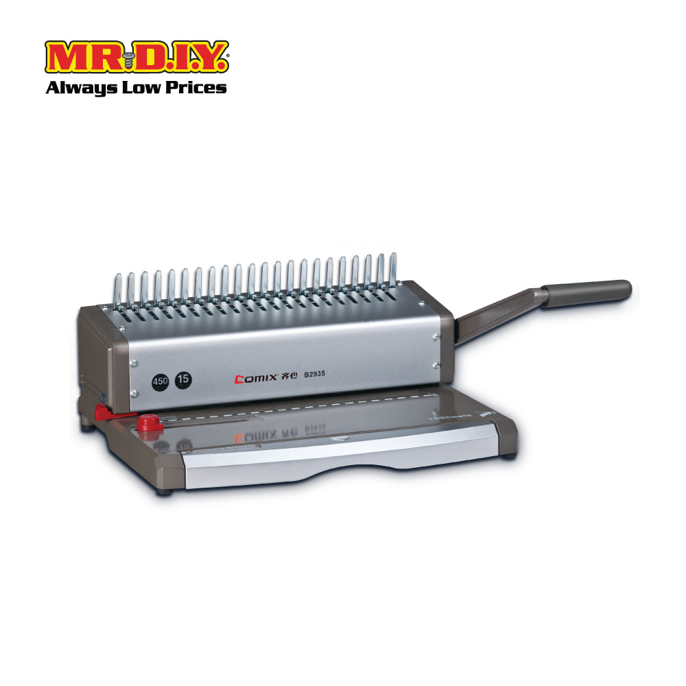 COMIX A4 Heavy Duty Comb Binding Machine (Punch 15 Sheets)
