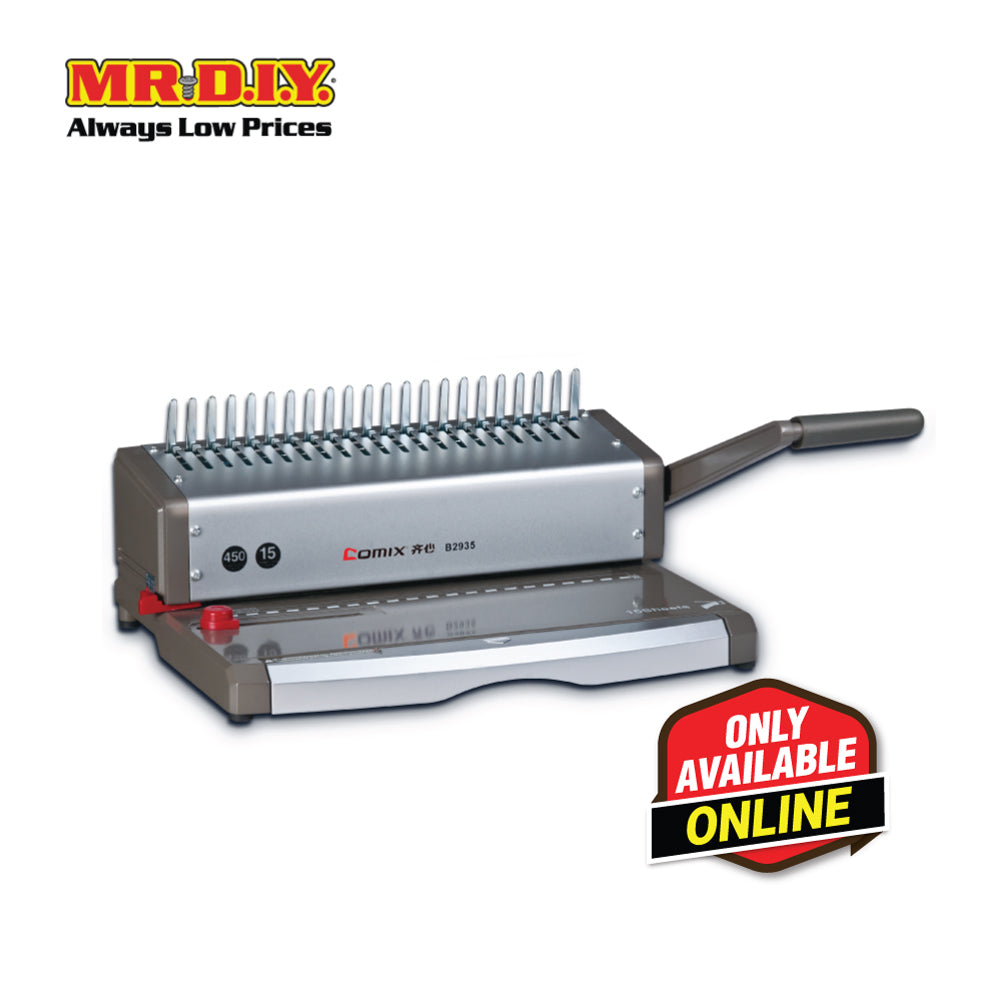 COMIX A4 Heavy Duty Comb Binding Machine (Punch 15 Sheets)