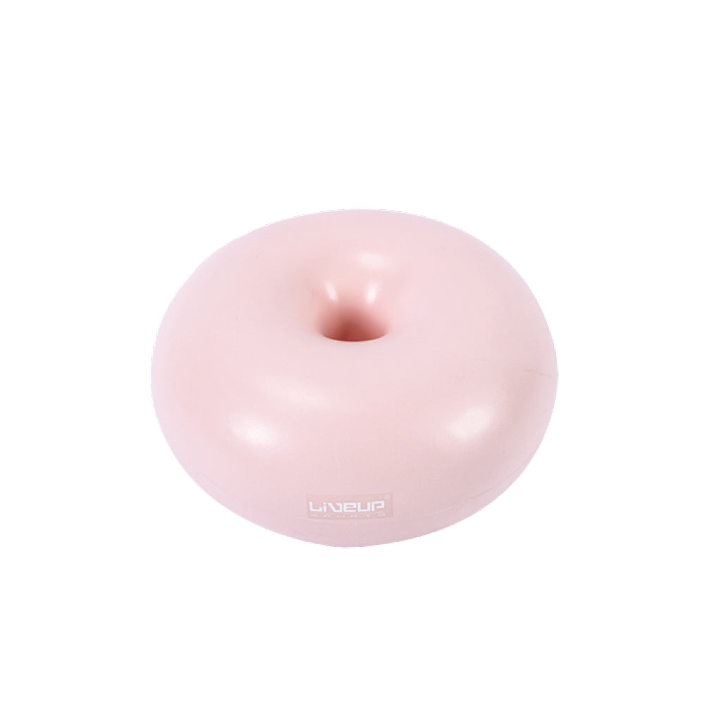 LIVEUP Sports Gym Inflatable PVC Donut Ball - Pink (45cm) LS3567