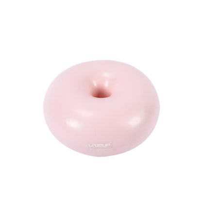 LIVEUP Sports Gym Inflatable PVC Donut Ball - Pink (45cm) LS3567