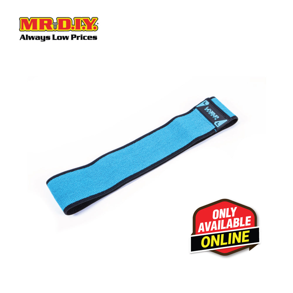 LIVEUP Sports Yoga Gym Hip Band L (42cm) - Blue LS3629