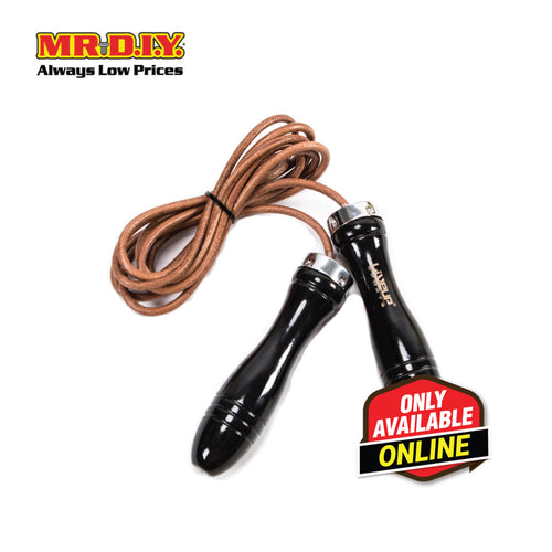(MR.DIY) LIVEUP Sports Skipping Leather Jump Rope - LS3122 (2.75M)