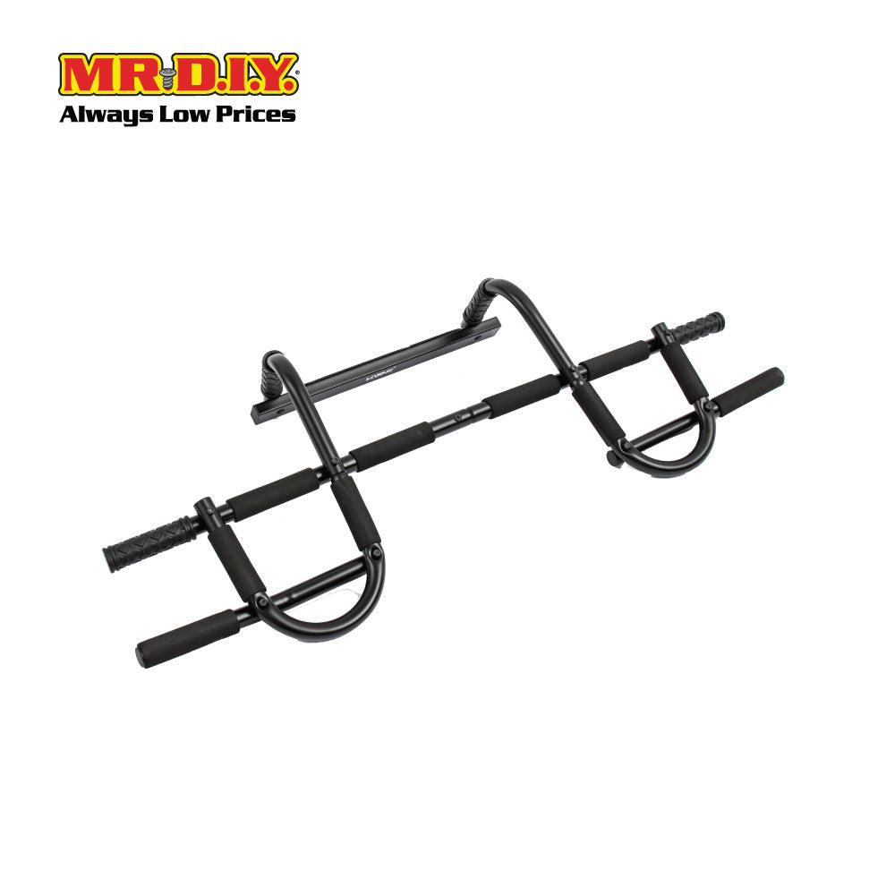 LIVEUP Sports Pull Up Chin-Up Bar With Straps Set (112.5cm) LS3153A