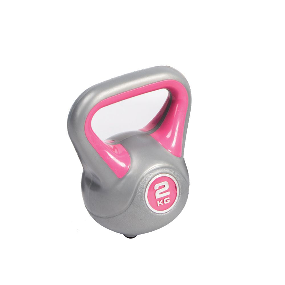 LIVEUP Sports Cement Kettlebell (2KG) - Pink LS2047
