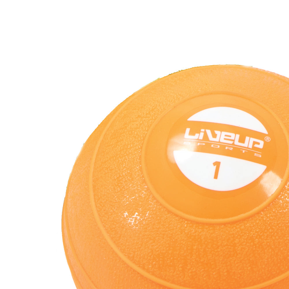 LIVEUP Sports PVC Soft Weight Ball (1KG) - Orange LS3003