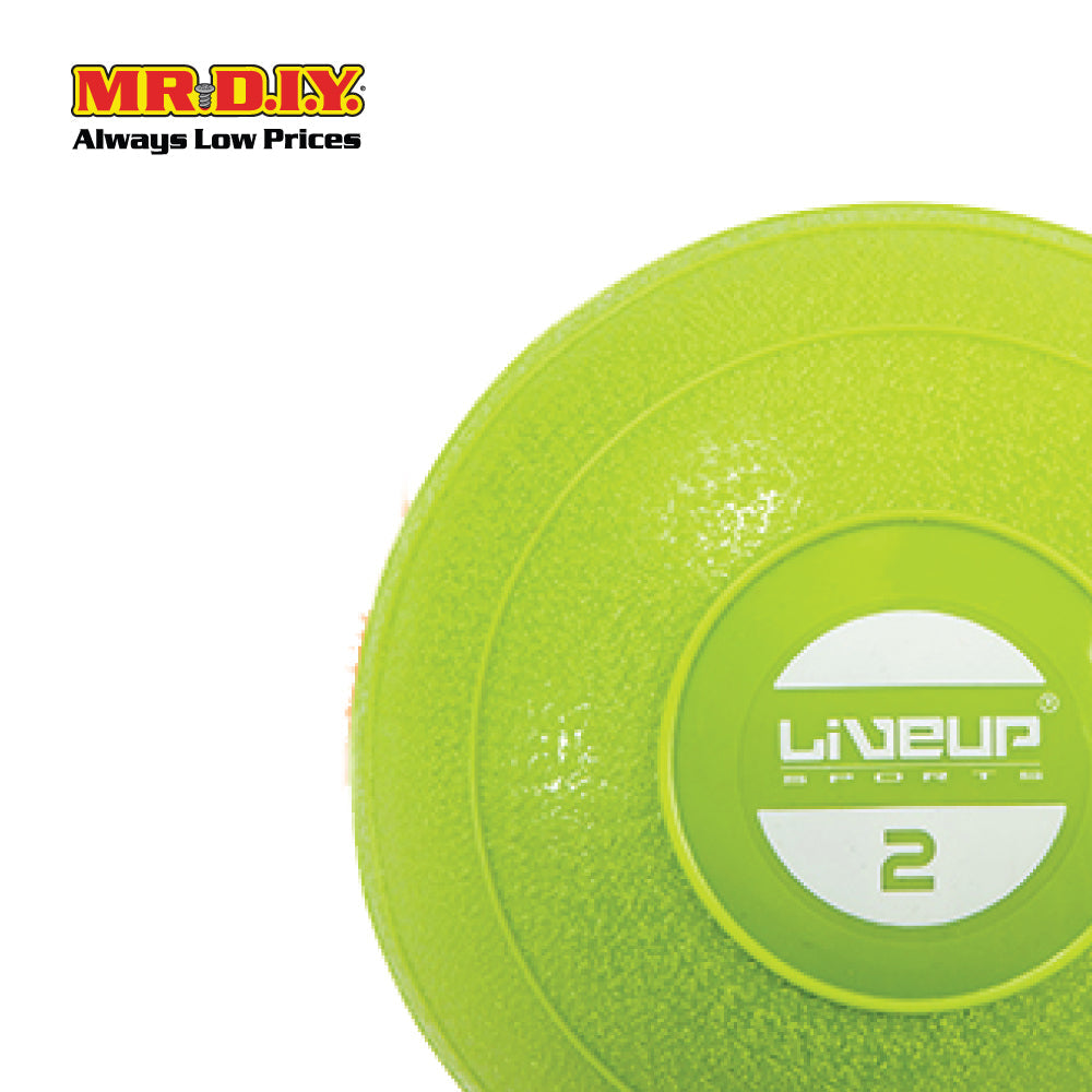 LIVEUP Sports PVC Soft Weight Ball (2KG) - Green LS3003