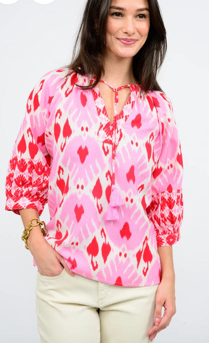 Ikat Your Heart Top