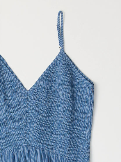 Orlando Dress - Blue Stripe