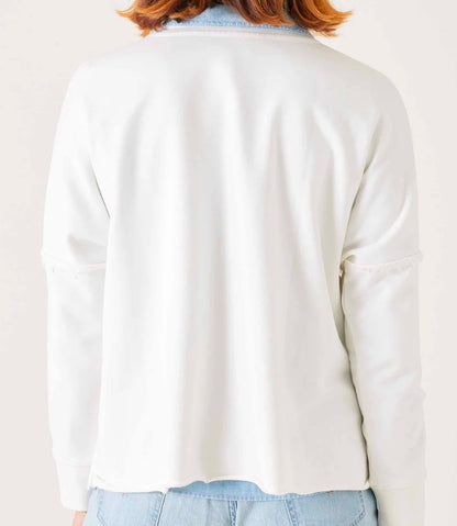 Frenchie RW Edge Crewneck-White