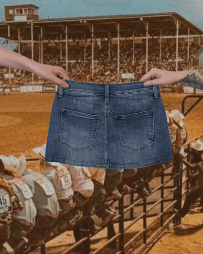 Denim Skort