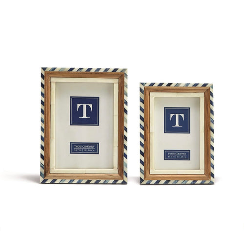 Blue and White Frames
