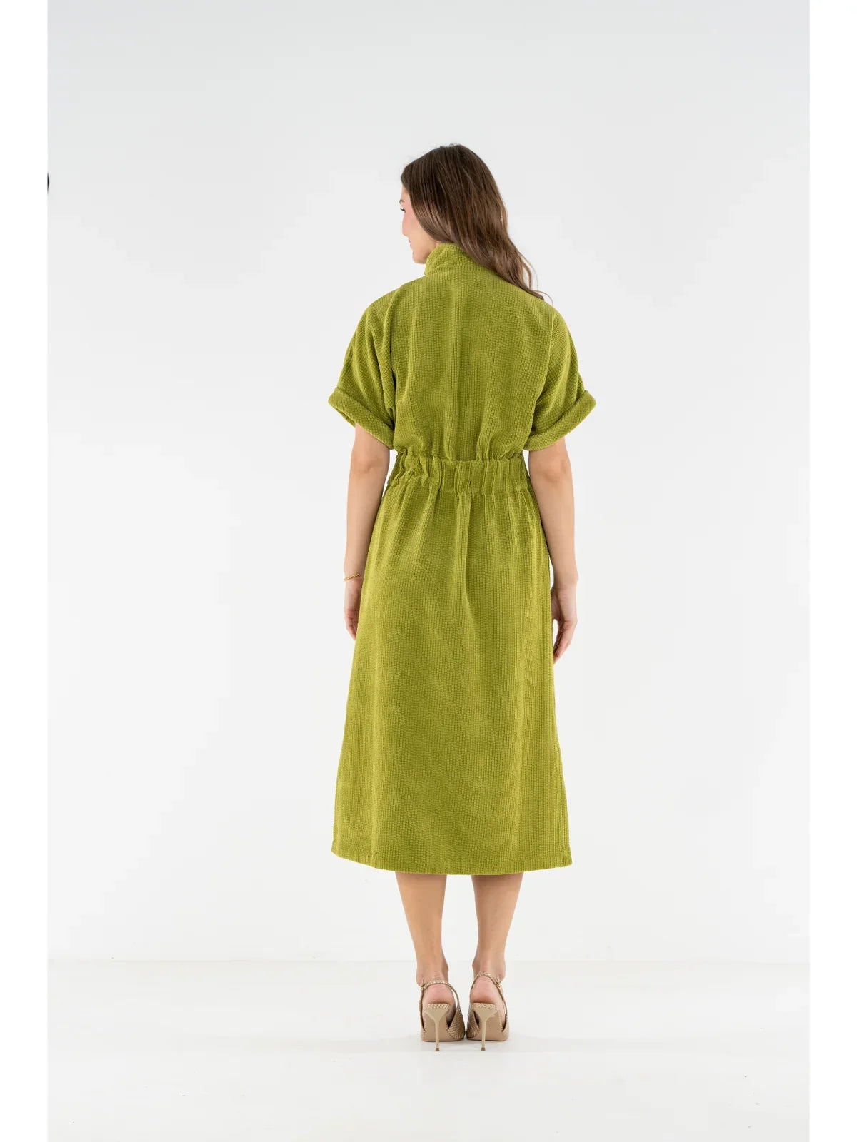 Sarah Dress in Cardamon