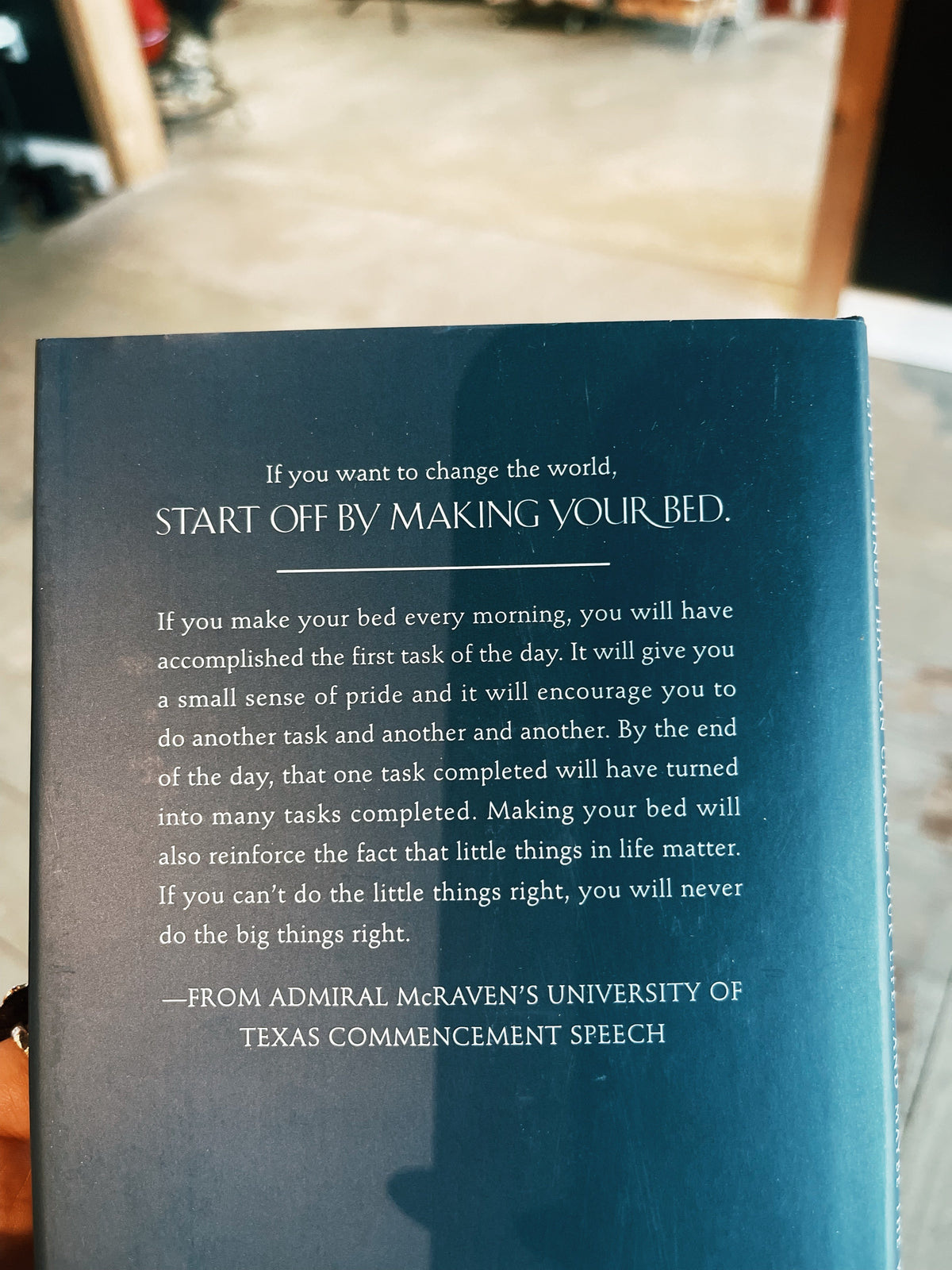 Make Your Bed