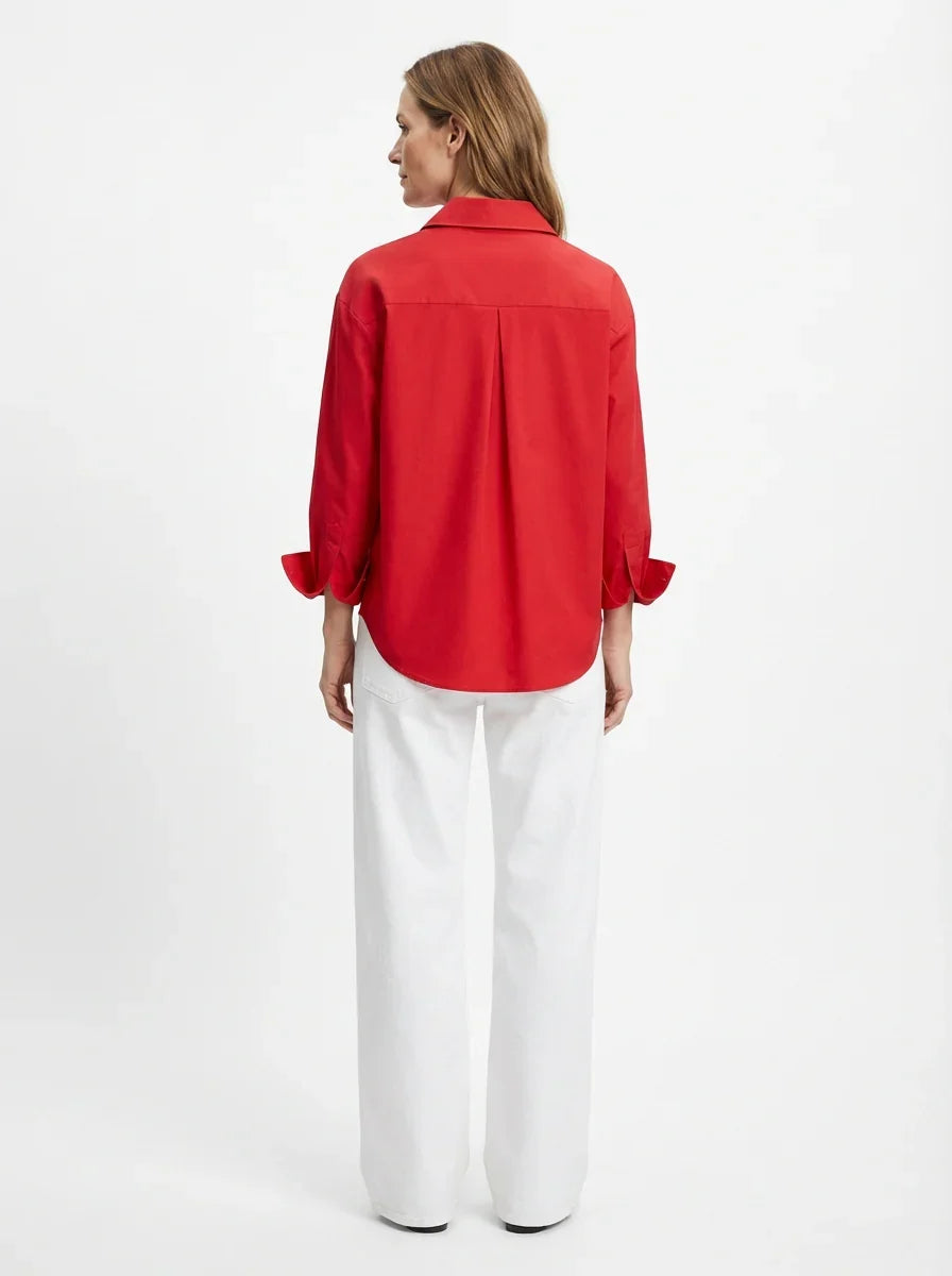 The Piper Top-Red/Pink