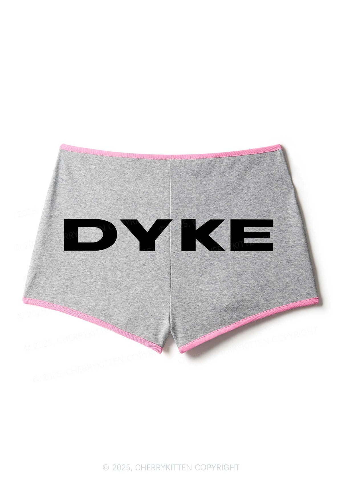 DYKE Pride Y2K Booty Shorts Cherrykitten