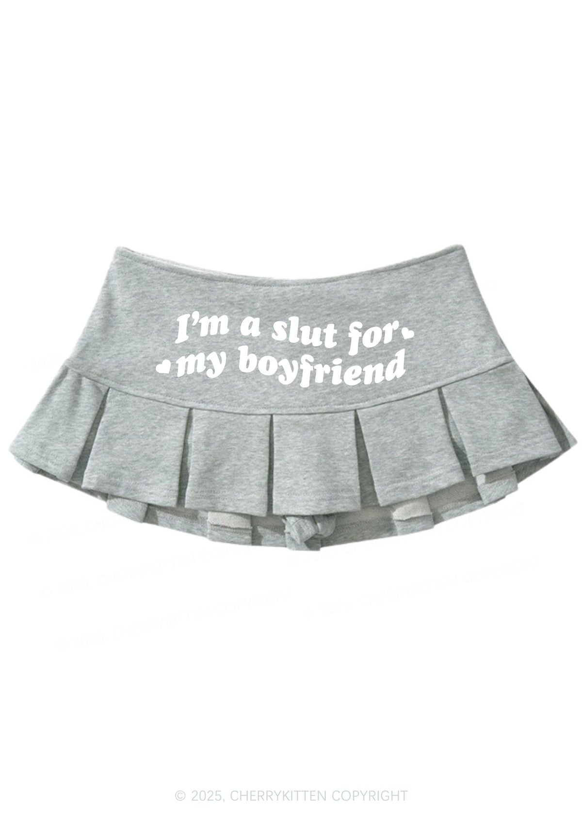 Slxt For My BF Valentine's Day Y2K Mini Pleated Skirts Cherrykitten
