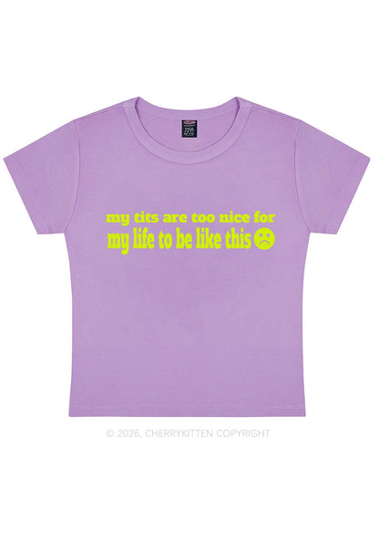 My Txts Are Too Nice Y2K Baby Tee Cherrykitten