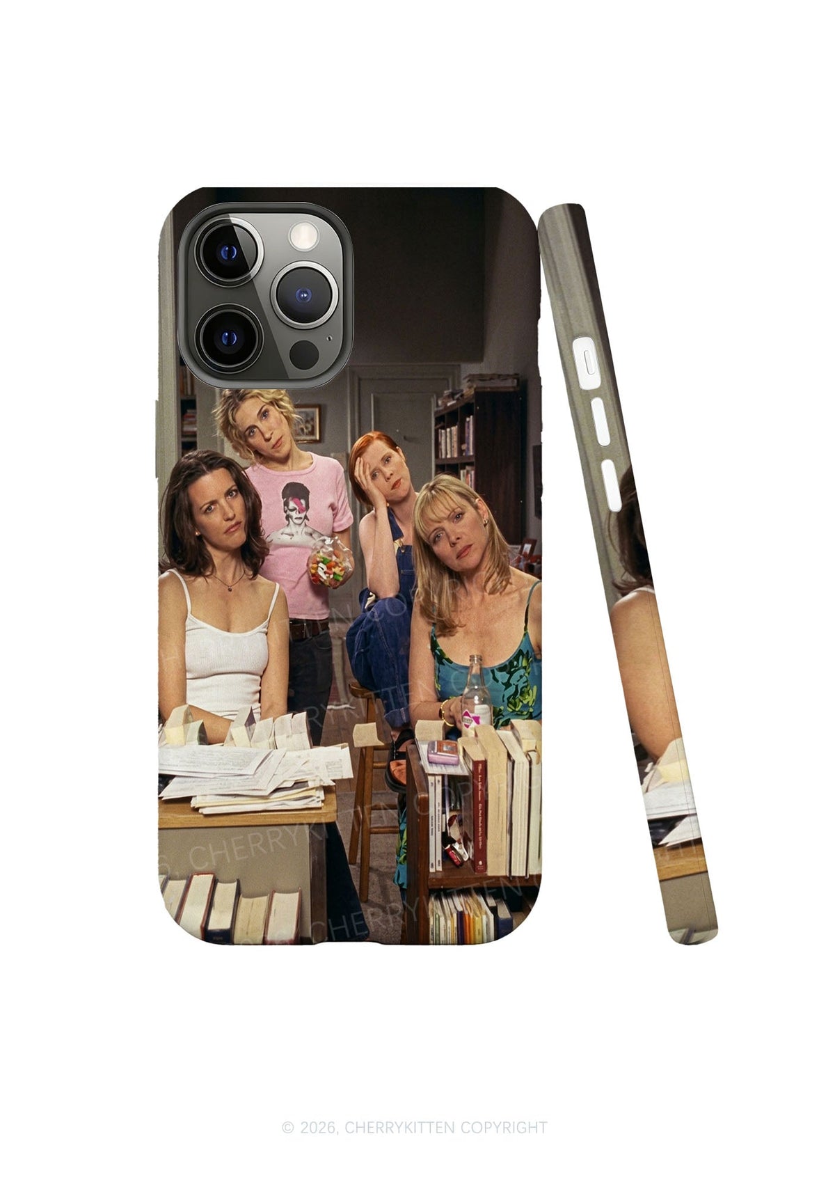 Girl Puzzled Y2K Phone Case Cherrykitten