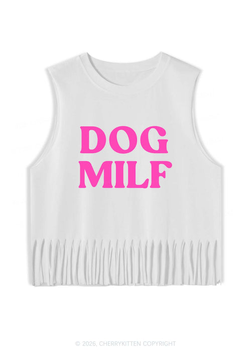 Dog Mxxf Y2K Fringe Tank Top Cherrykitten