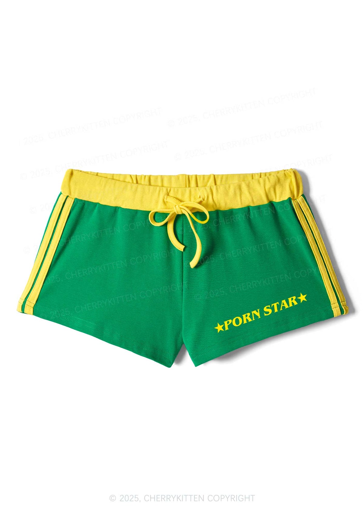 Pxrn Star Y2K Drawstring Mini Shorts Cherrykitten